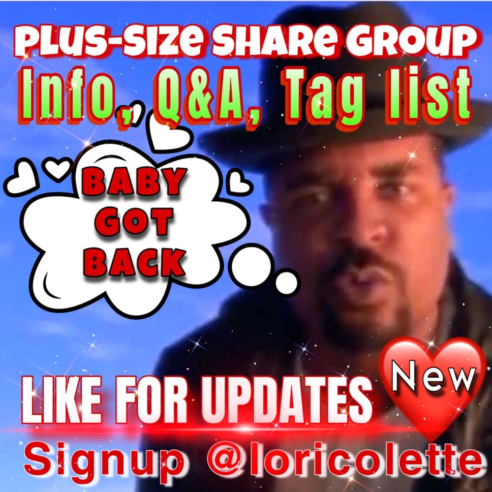 ⭐️ Like This New Listing 4 Updates- ⭐️Plus Size Share Group